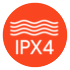 IPX4 splash proof