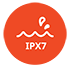 Étanchéité conforme à la norme IPX7