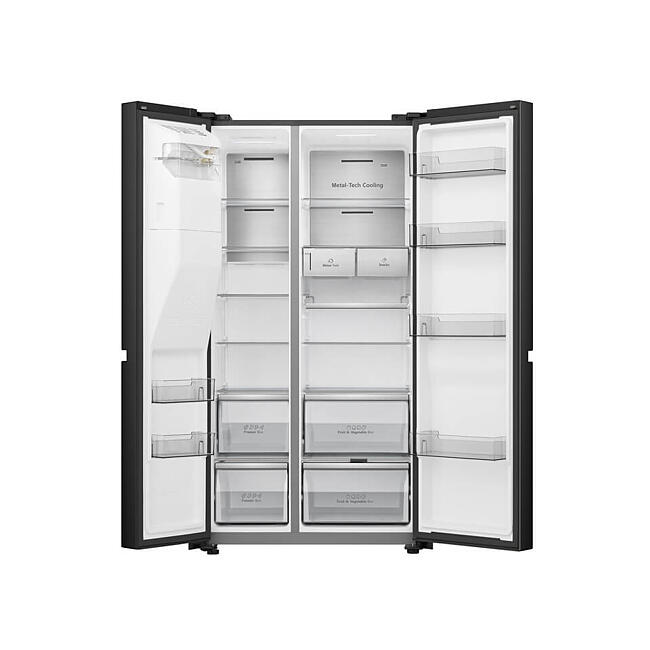 Hisense 602l SidebySide Fridge with Water and Ice Dispenser Makro