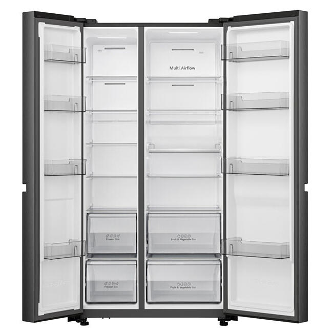Hisense 637 l Side by Side Fridge Freezer Makro