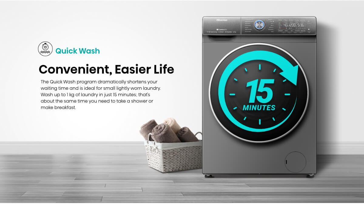 Hisense 12 kg Front Loader Washing Machine Makro