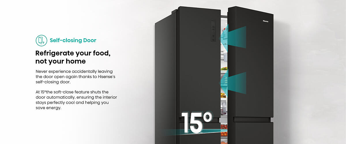 Hisense 637 l Side by Side Fridge Freezer Makro