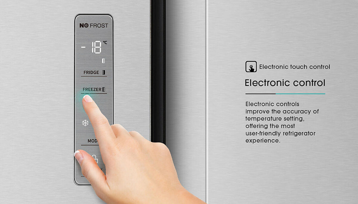 Hisense 514 l SidebySide Fridge/Freezer with Water Dispenser Makro