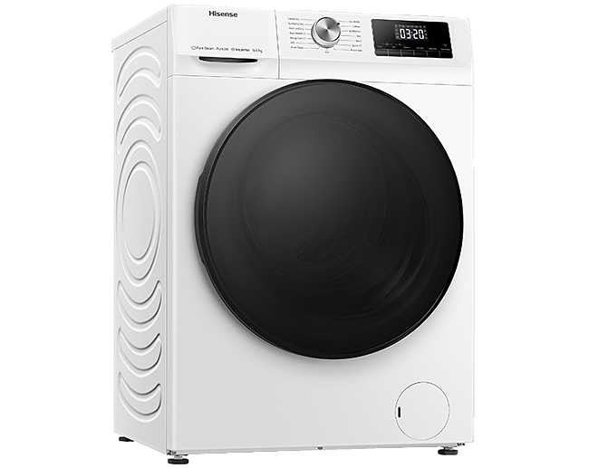 hisense qa series wdqa9014evjm 9 kg washer dryer white