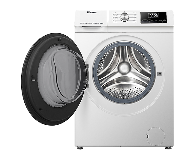 hisense qa series wdqa9014evjm 9 kg washer dryer white