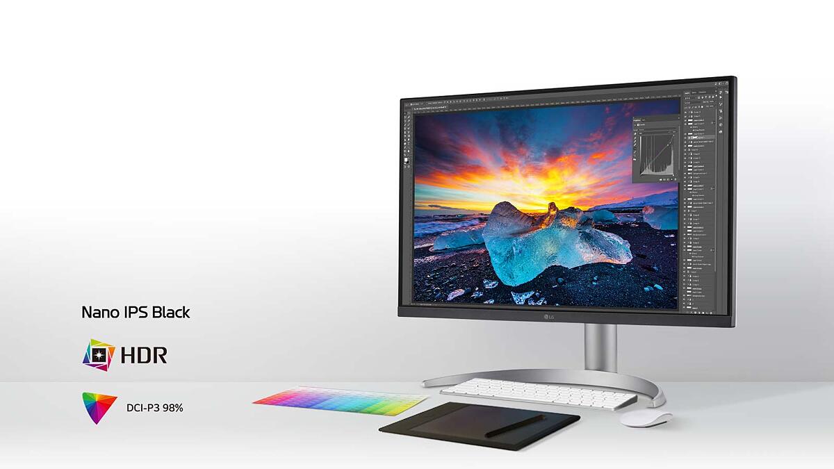 LG 4K 27インチモニター　(27UQ850-W) 27” UHD 4K IPS display with 2000:1 contrast ratio | LG Canada