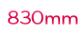 Wide 830mm