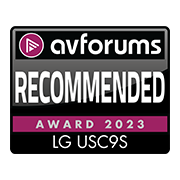 avforums recommended award lg usc9s logo