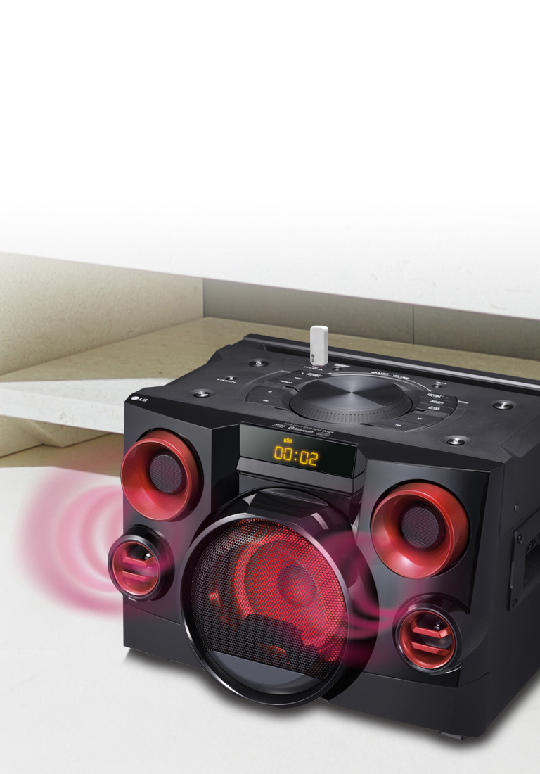 lg mini hifi system oj45