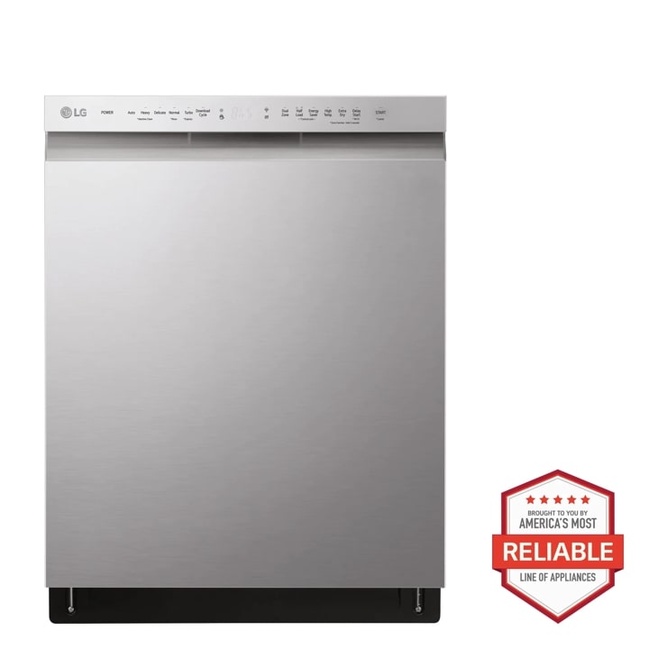 LG Front Control Smart Wi-Fi Enabled Dishwasher with QuadWash