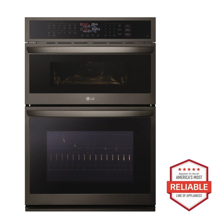 LG 1.7/4.7 cu. ft. Smart Combination Wall Oven with Convection and Air Fry