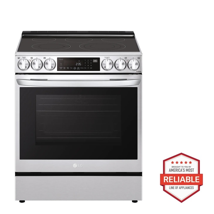LG 6.3 cu. ft. Smart Wi-Fi Enabled ProBake Convection InstaView Electric Slide-In Range with Air Fry