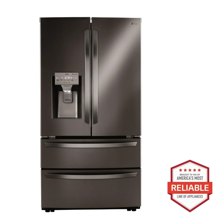 LG 28 cu. ft. Smart Double Freezer Refrigerator with Craft Ice