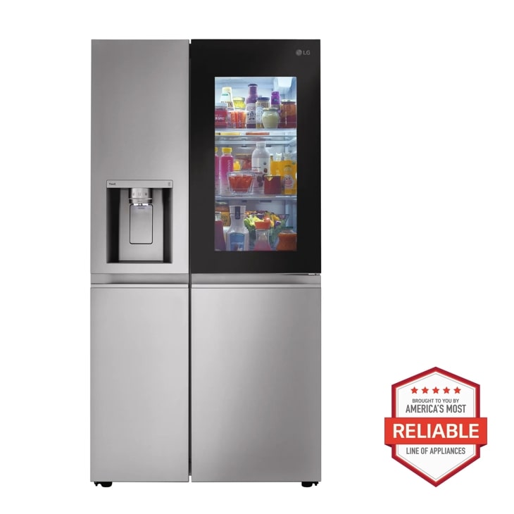 LG 27 cu. ft. Side-By-Side InstaView Refrigerator