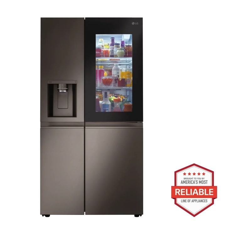 LG 27 cu. ft. Side-By-Side InstaView Refrigerator