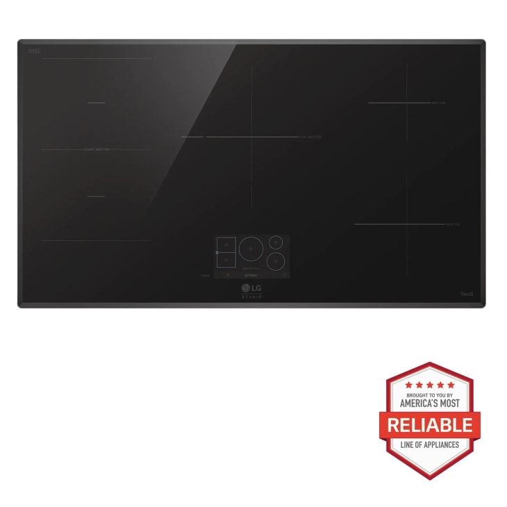 LG Studio LG STUDIO 36 Inch Induction Cooktop with 5 Burners and Flex Cooking Zone