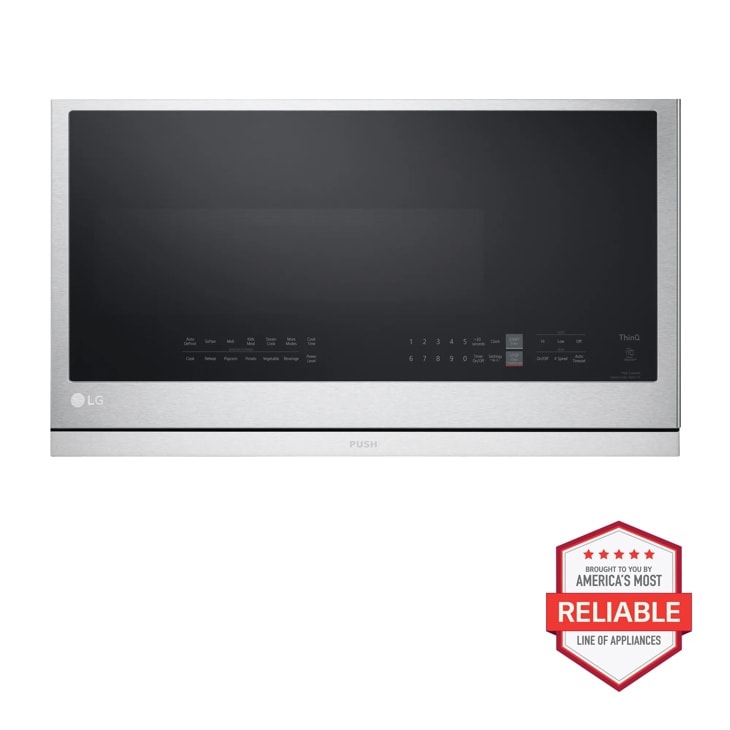 LG 2.1 cu. ft. Smart Over-the-Range Microwave with ExtendaVent2.0 & EasyClean