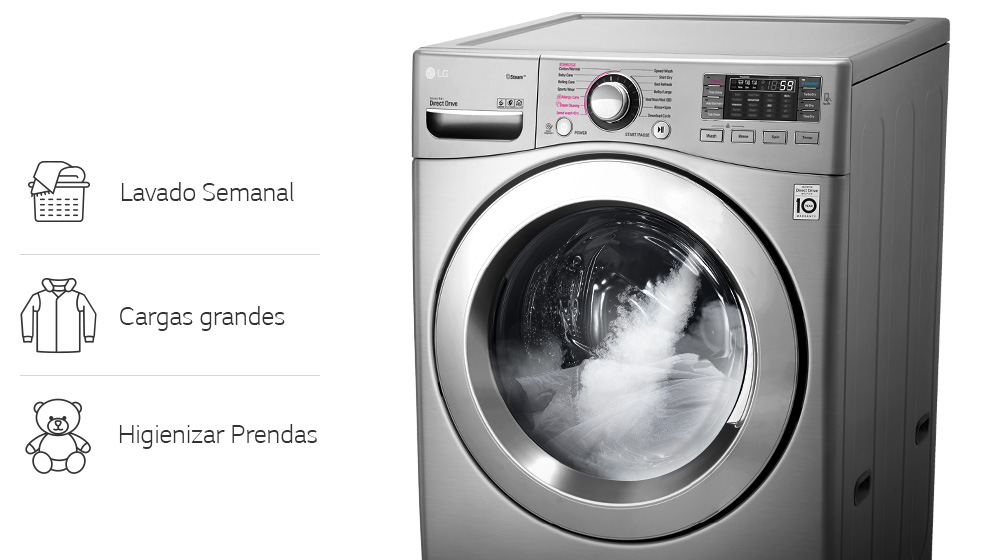 Grandes cargas con TrueSteam™