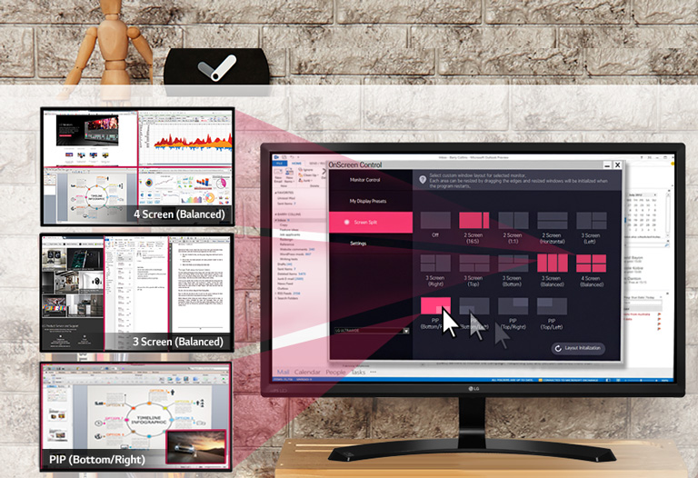 LG Monitor IPS LED Full HD HDR10 UltraWide de 29\