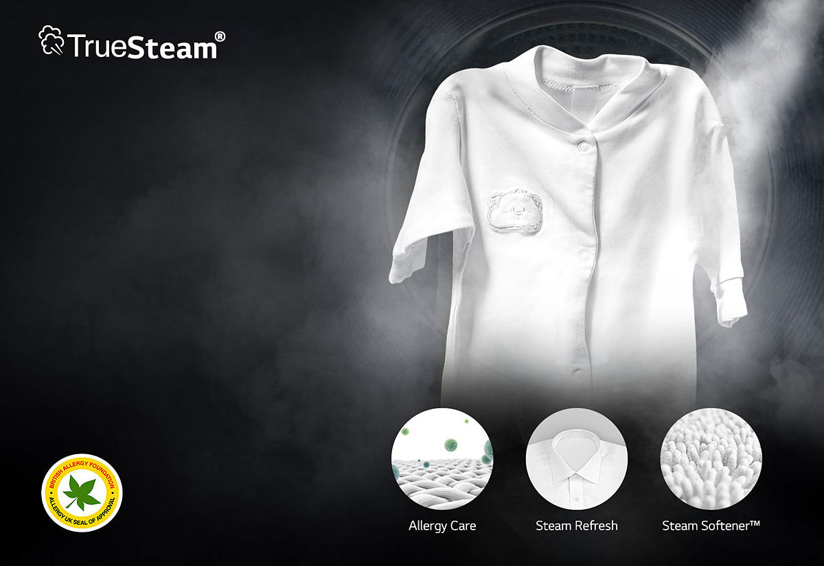 99.9%2525252525252525 ALLERGENS REDUCED with True Steam™