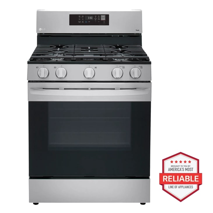 LG 5.8 cu. ft. Smart Wi-Fi Enabled Fan Convection Gas Range with Air Fry & EasyClean