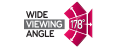 Wide Viewing angle of 178°