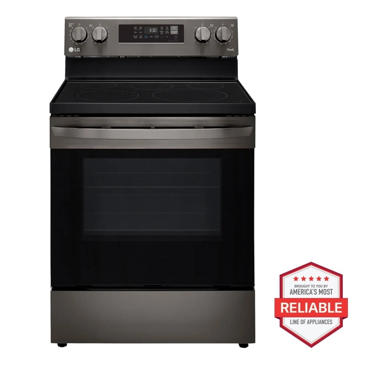 LG 6.3 cu. ft. Smart Wi-Fi Enabled Fan Convection Electric Range with Air Fry & EasyClean