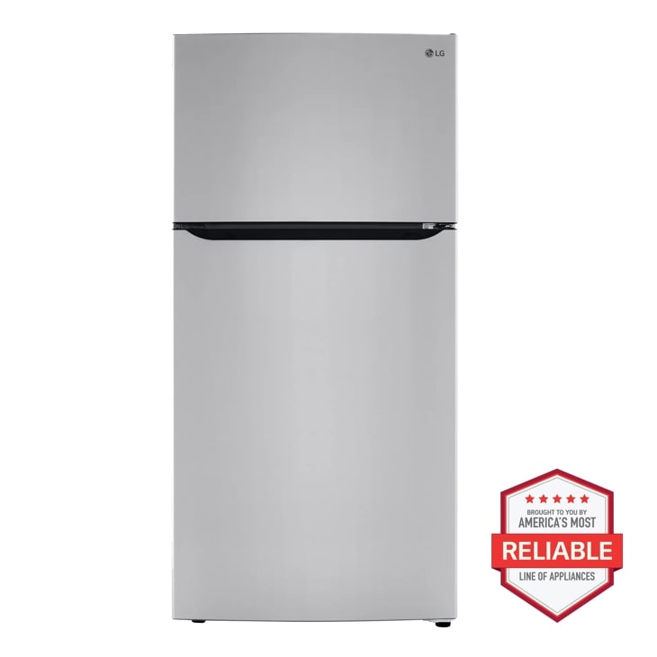 LG 24 cu. ft. 33 Inch Wide Top Freezer Refrigerator - Stainless Steel