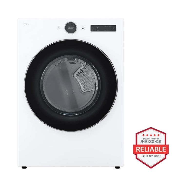 LG 7.4 cu. ft. Ultra Large Capacity Smart Front Load Gas ENERGY STAR Dryer with Sensor Dry & Steam Technology
