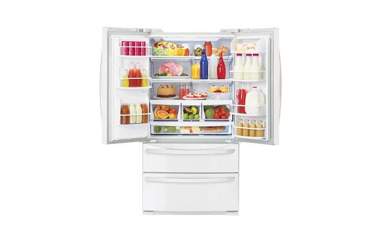 Ultra-Large Capacity 4 Door French Door Refrigerator with Ice & Water Dispenser LMX28988SW