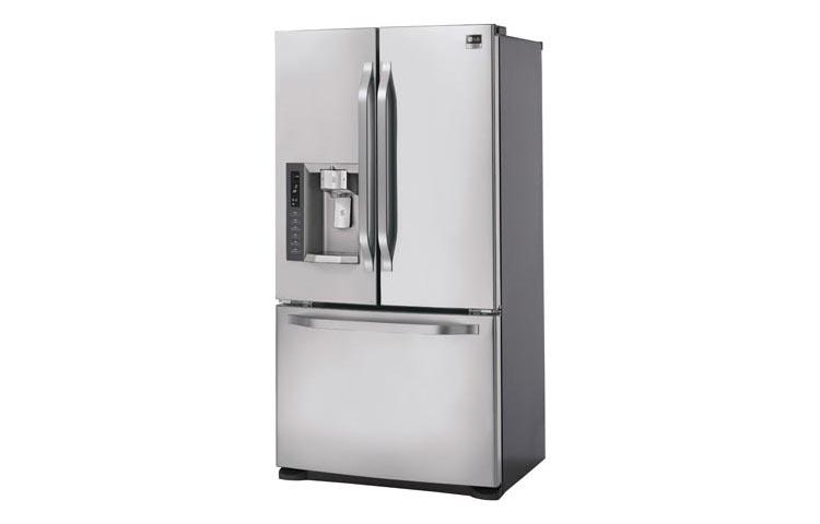 LG Studio - Large Capacity Counter Depth 3 Door French Door Refrigerator with Ice & Water Dispenser LSFS213ST