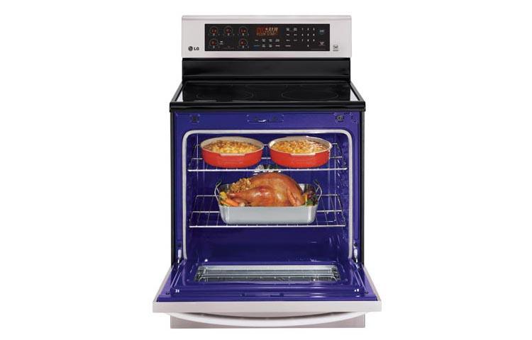6.3 cu. ft. Electric Single Oven Range with True Convection and EasyClean® LRE3083ST