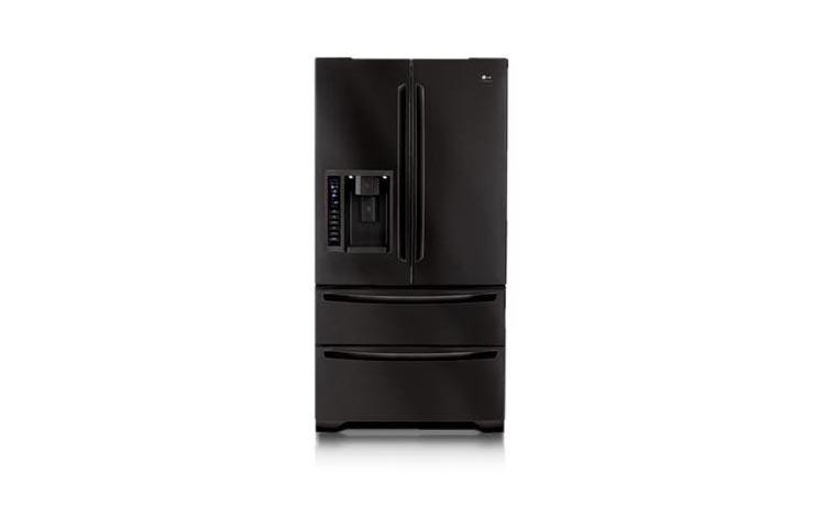 4-Door French Door Refrigerator with Ice and Water Dispenser (25 cu.ft.) LMX25981SB