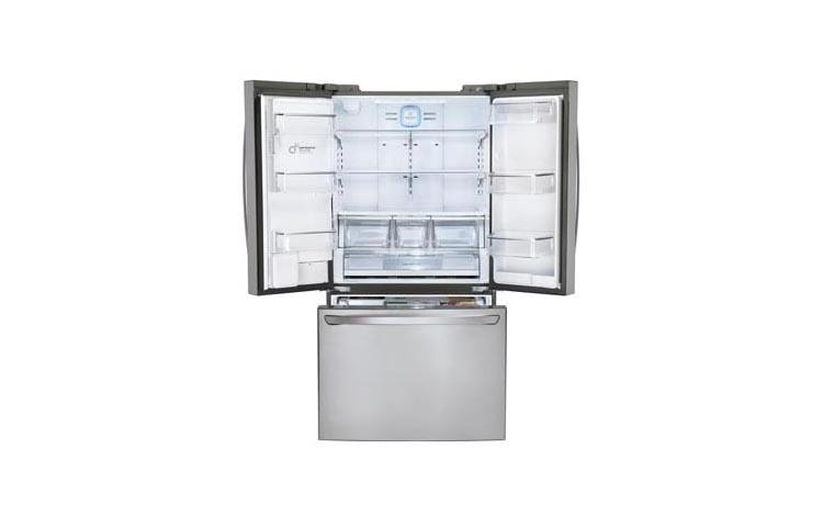 LG Ultra-Large Capacity Counter Depth 3 Door French Door Refrigerator with Smart Cooling Plus Stainless Steel LFX25991ST Picture 1