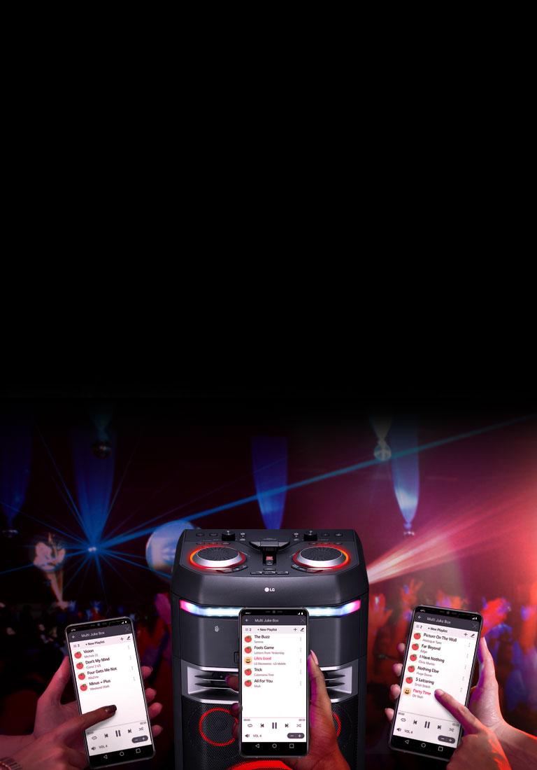 lg ok99 1800 watt party speaker