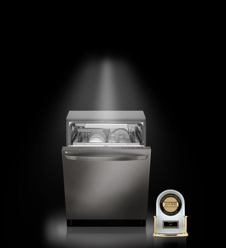 LG Black Stainless Steel Series Top Control Dishwasher