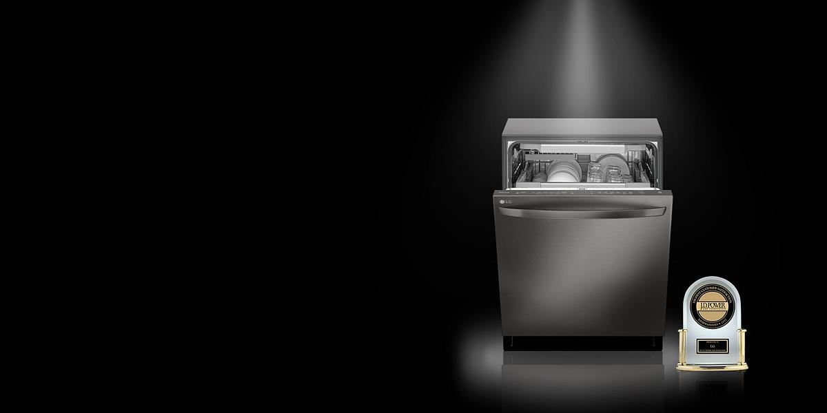 LG Black Stainless Steel Series Top Control Dishwasher