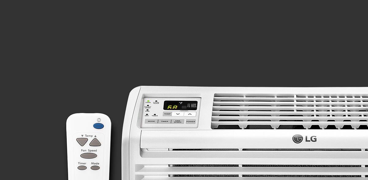 LG LW6017R 6,000 BTU Window Air Conditioner with LCD Remote BJs Wholesale Club