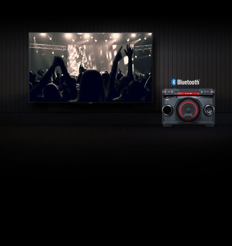 lg ok45 220 w bluetooth party speaker
