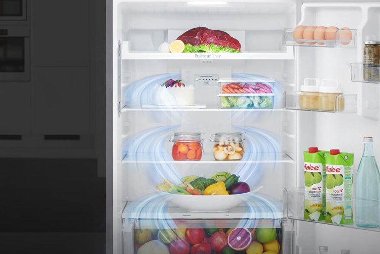 Buy Lg 441l Right Hinge Top Mount Fridge With Door Cooling Technology Harvey Norman Au