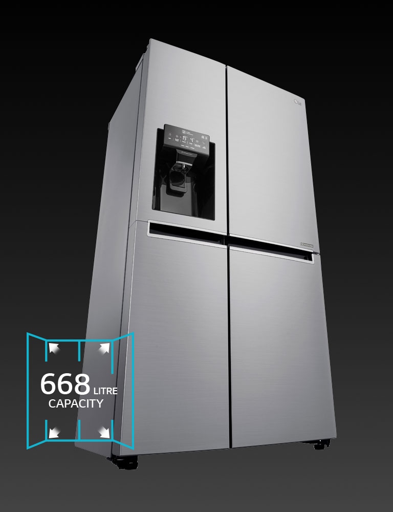 Lg 668l Side By Side Fridge Freezer Harvey Norman New Zealand