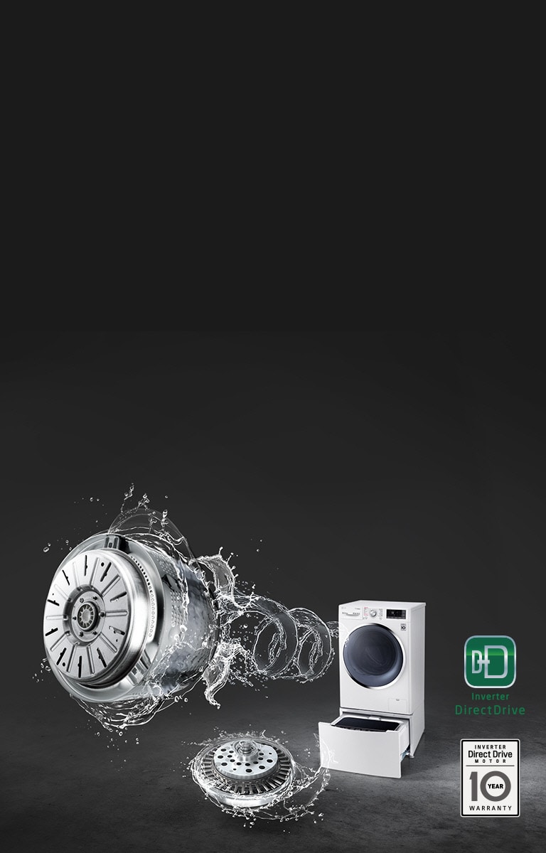 Buy Lg Washing Machine Twinwash 22 5kg Washer 12kg Dryer Fh0c9cdhk72 F70e1udnk12 Online In Uae Sharaf Dg