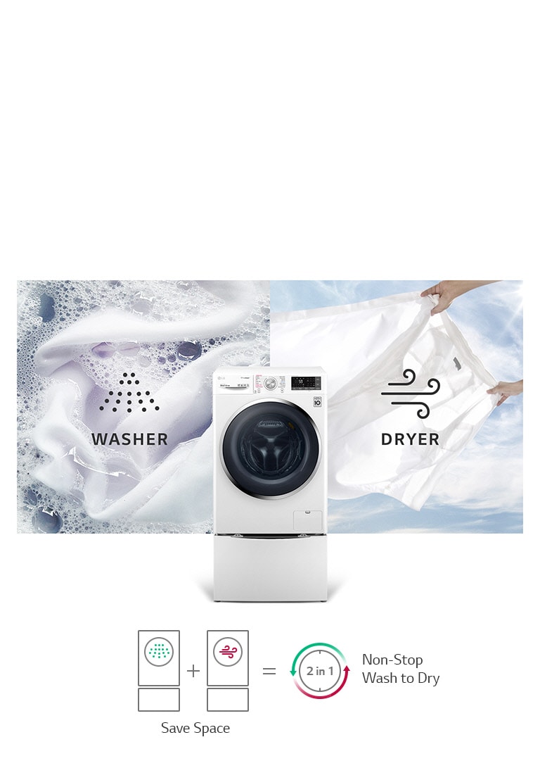 Buy Lg Washing Machine Twinwash 22 5kg Washer 12kg Dryer Fh0c9cdhk72 F70e1udnk12 Online In Uae Sharaf Dg