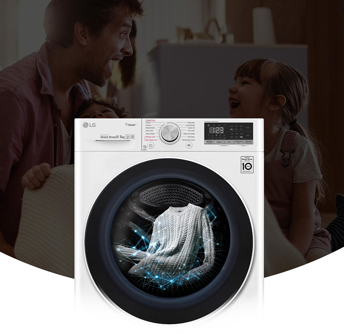 ПЕРАЛНЯ СЪС СУШИЛНЯ LG