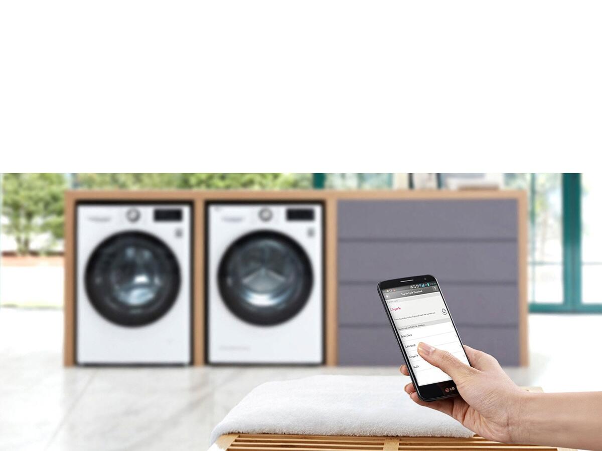 ПЕРАЛНЯ СЪС СУШИЛНЯ LG