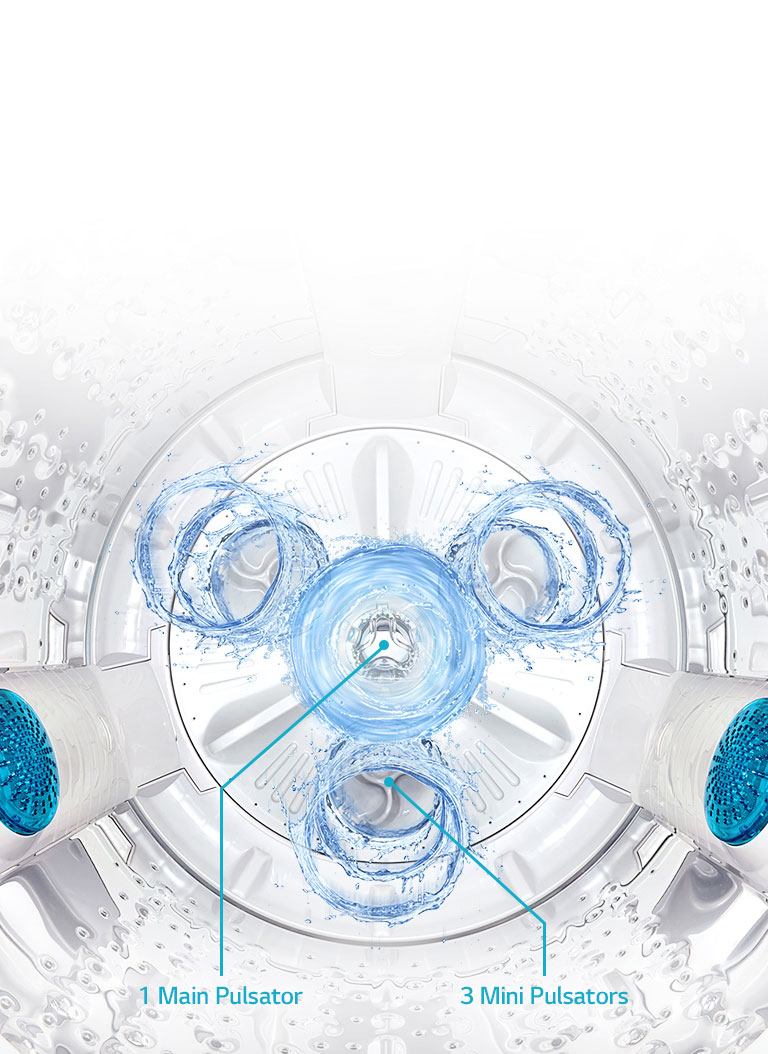 LG 13KG Turbo Drum Top Loader Washing Machine WM1369