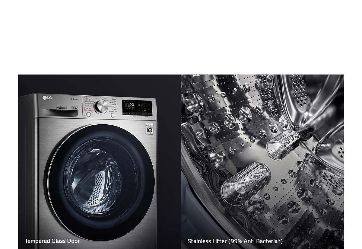 LG 8.5 kg/5 kg Front Loader Washer/Dryer Makro