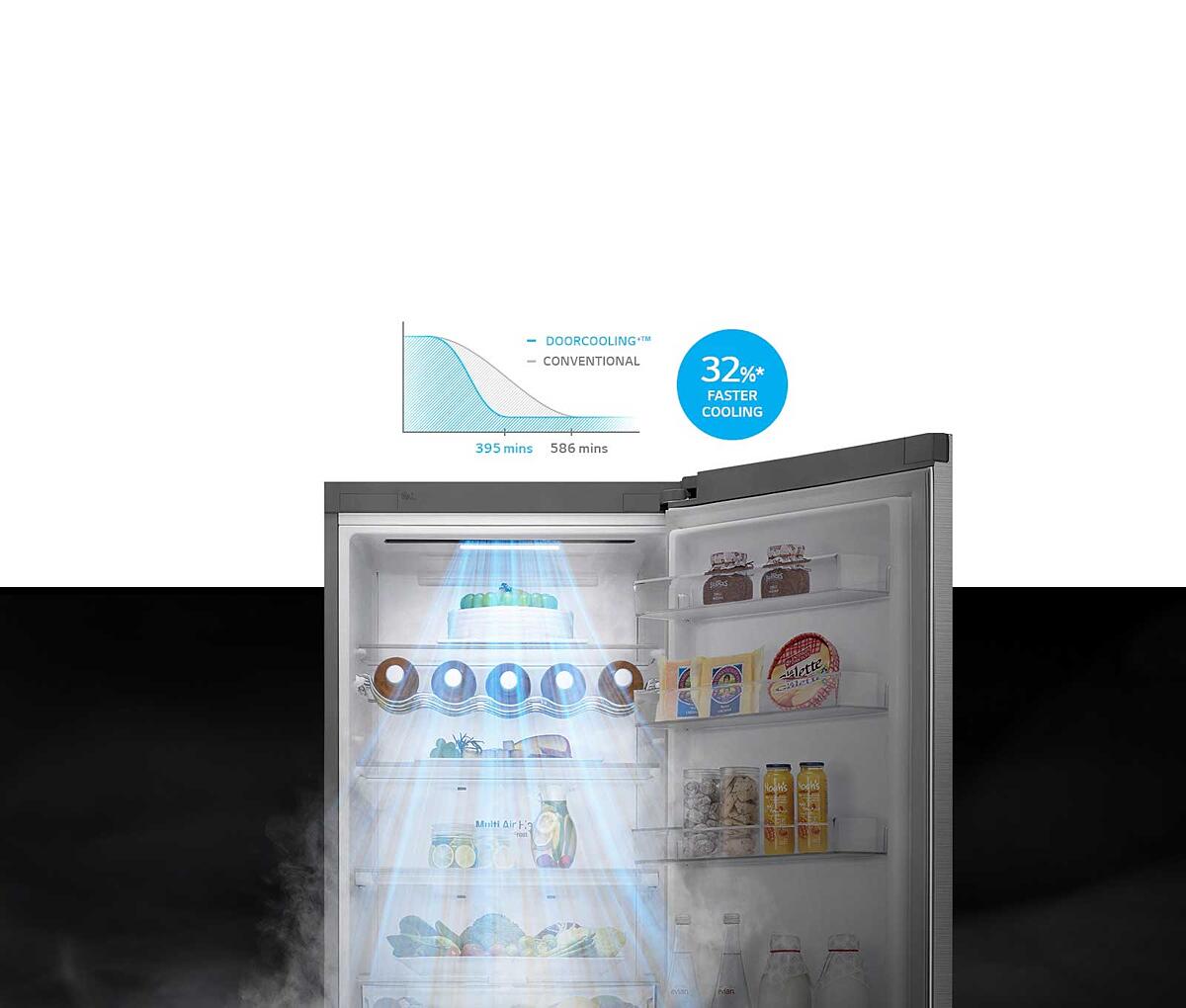 LG 446 l Universe Combi Fridge Makro