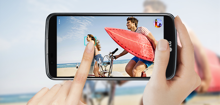 LG K10 con pantalla HD 5,3'' con tecnología IPS LCD, con cámara