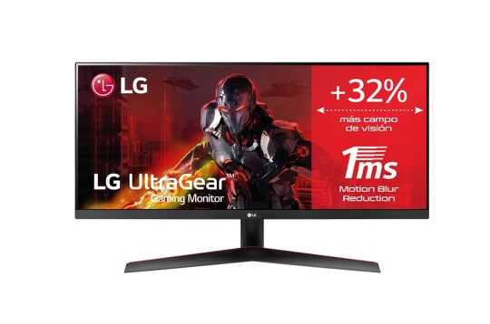 Monitor PC Gaming 73 cm (29") LG UltraGear 29WP60G-B, 75 FHz, WQHD IPS 21:9, HDR, AMD Freesync